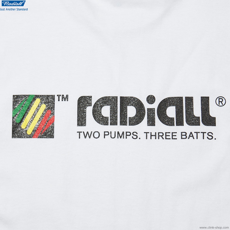 RADIALL DREAD COIL - CREW NECK T-SHIRT S/S (WHITE) [RAD-23SS-TEE001]