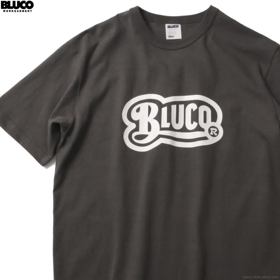 SALE 20��OFF BLUCO PRINT TEE -Old- (CHARCOAL) [153-22-011]