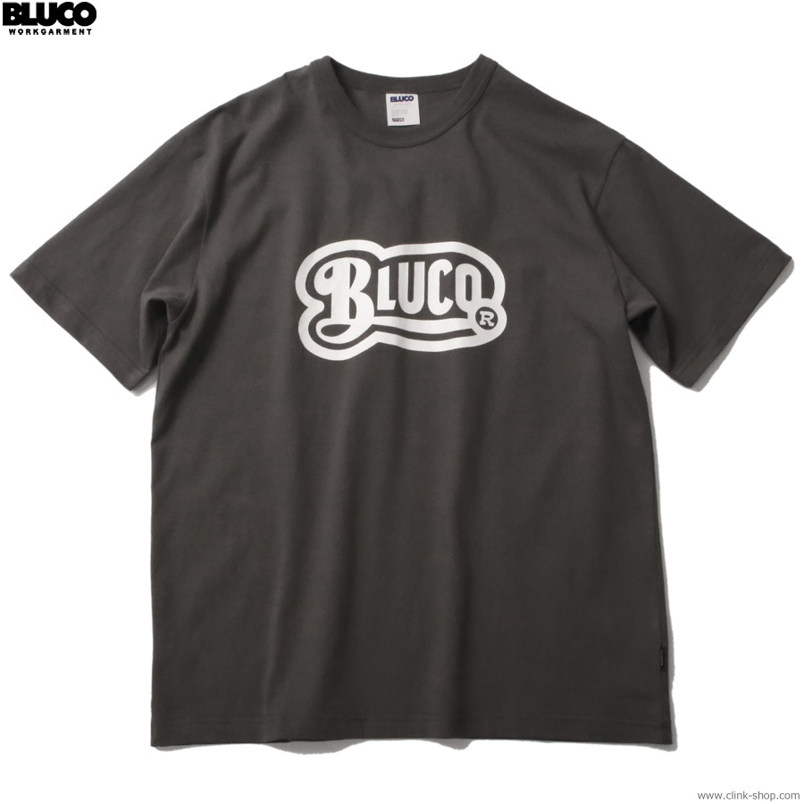 SALE 20��OFF BLUCO PRINT TEE -Old- (CHARCOAL) [153-22-011]