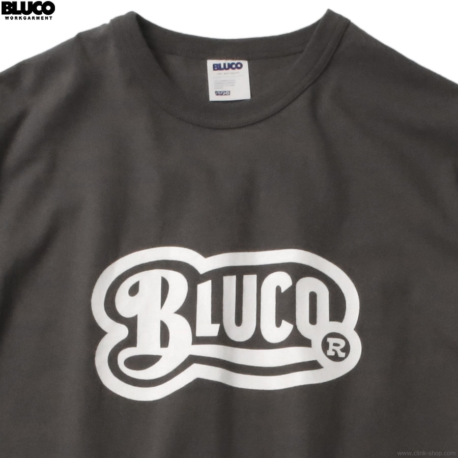 SALE 20��OFF BLUCO PRINT TEE -Old- (CHARCOAL) [153-22-011]