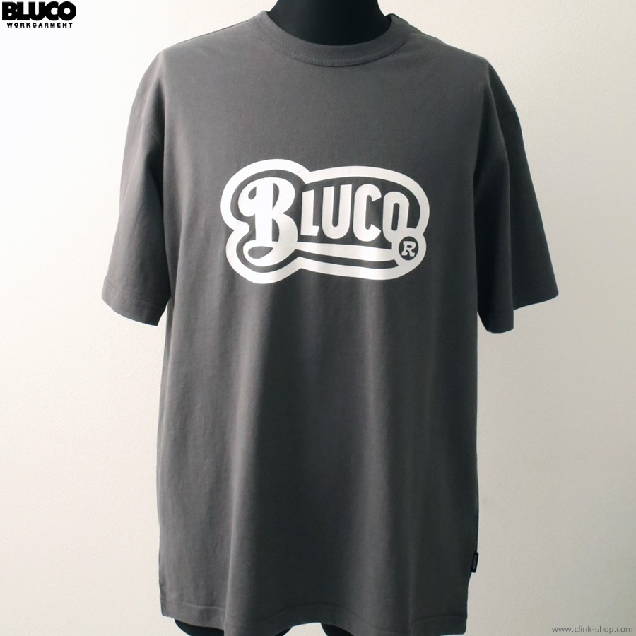 SALE 20��OFF BLUCO PRINT TEE -Old- (CHARCOAL) [153-22-011]