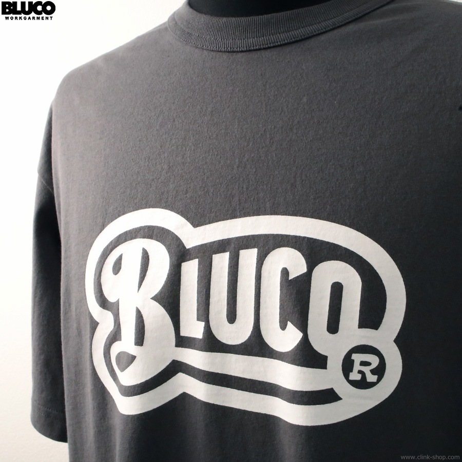 SALE 20��OFF BLUCO PRINT TEE -Old- (CHARCOAL) [153-22-011]