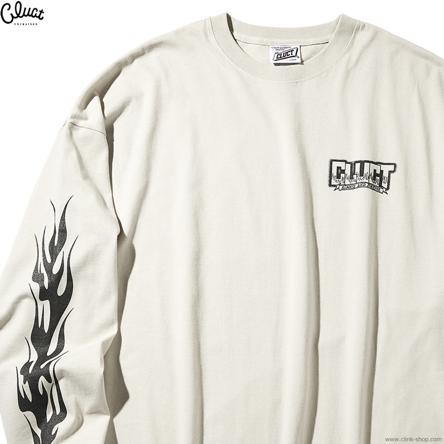 CLUCT MADFLOW [WIDE L/S TEE] (F.GRAY) #05047