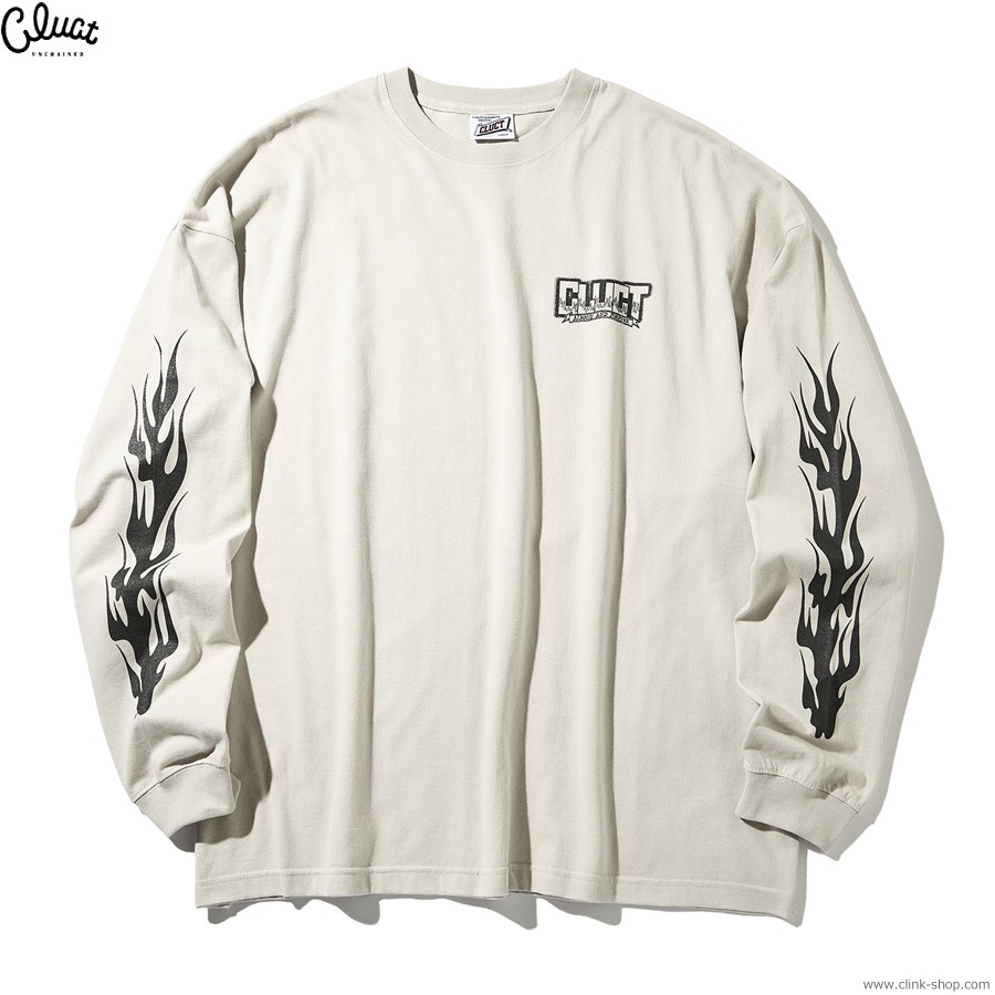 CLUCT MADFLOW [WIDE L/S TEE] (F.GRAY) #05047