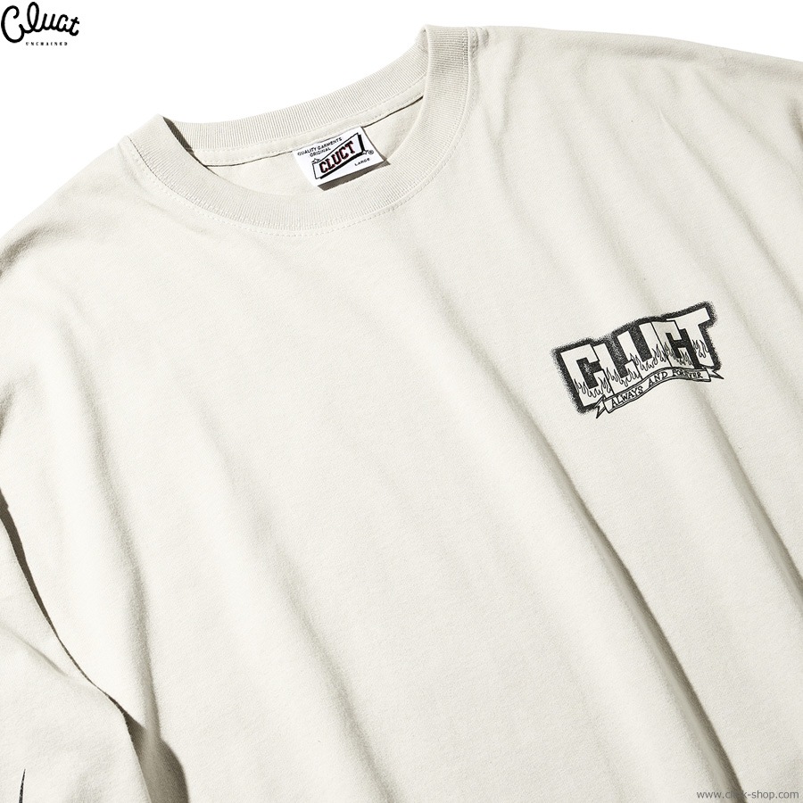 CLUCT MADFLOW [WIDE L/S TEE] (F.GRAY) #05047
