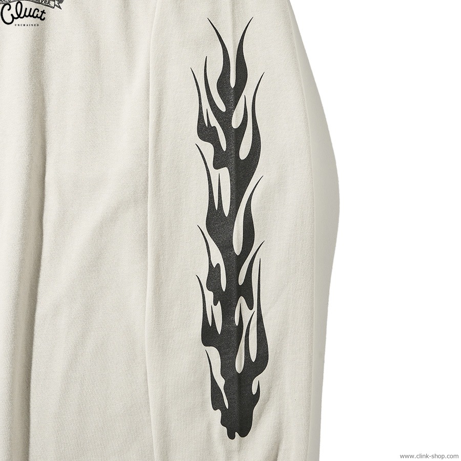 CLUCT MADFLOW [WIDE L/S TEE] (F.GRAY) #05047