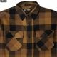 BLUCO BUFFALO CHECK FLANNEL SHIRT (BROWN) [155-11-048]
