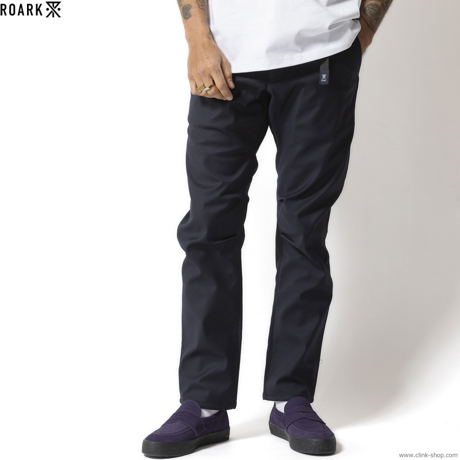 ROARK TRAVELPANT RAYON SAUGE w/FLEECE - NARROW (DARK NAVY)