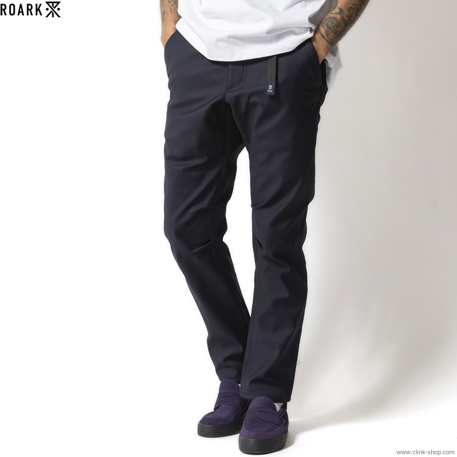 ROARK TRAVELPANT RAYON SAUGE w/FLEECE - NARROW (DARK NAVY)