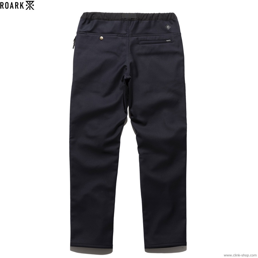 ROARK TRAVELPANT RAYON SAUGE w/FLEECE - NARROW (DARK NAVY)