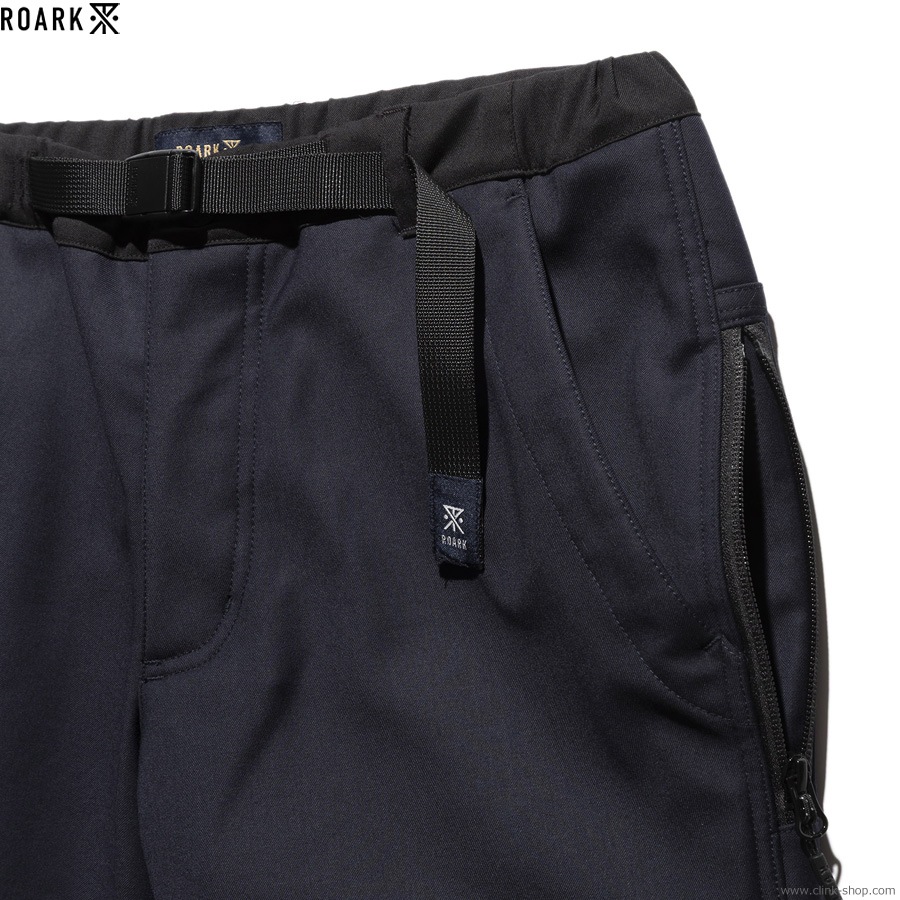 ROARK TRAVELPANT RAYON SAUGE w/FLEECE - NARROW (DARK NAVY)