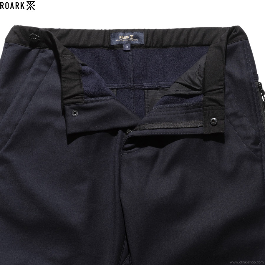 ROARK TRAVELPANT RAYON SAUGE w/FLEECE - NARROW (DARK NAVY)