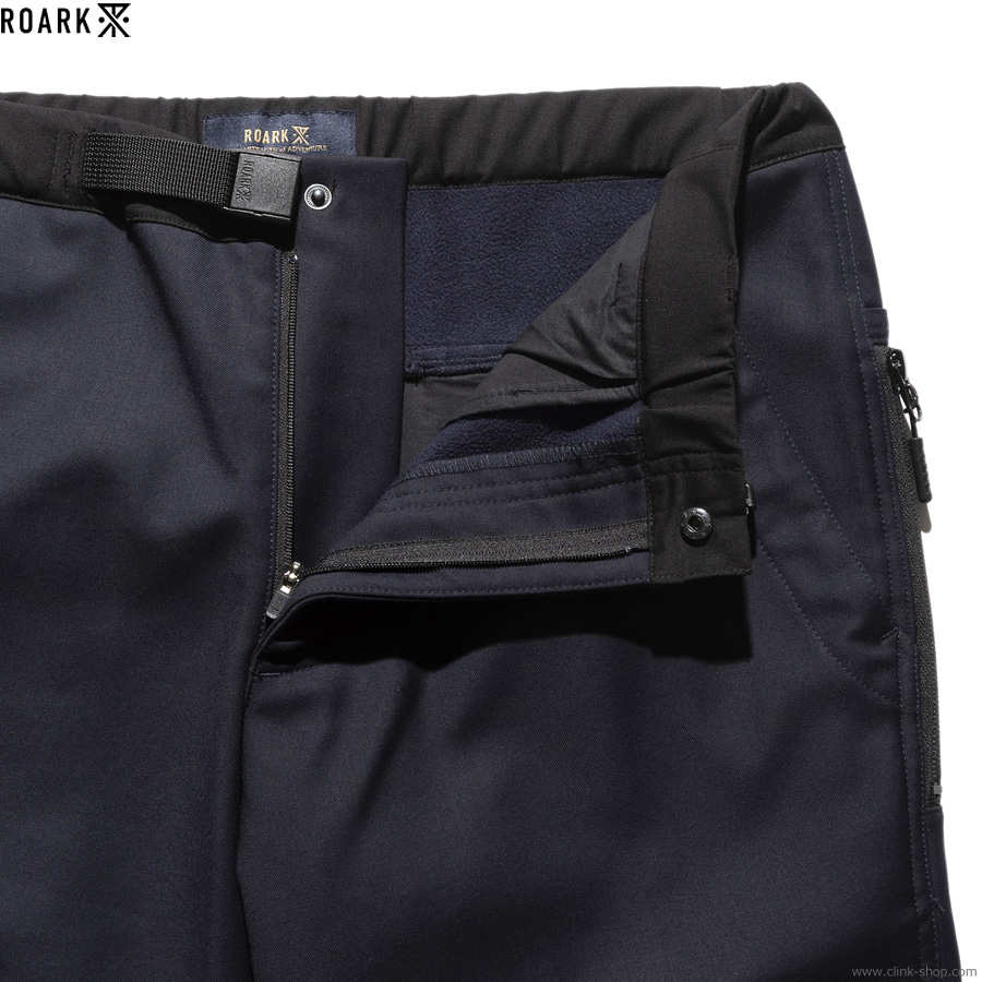ROARK TRAVELPANT RAYON SAUGE w/FLEECE - NARROW (DARK NAVY)