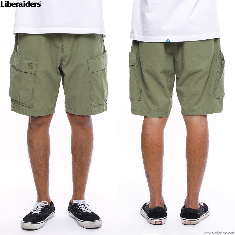 LIBERAIDERS ARMY SHORTS (OLIVE) #73801