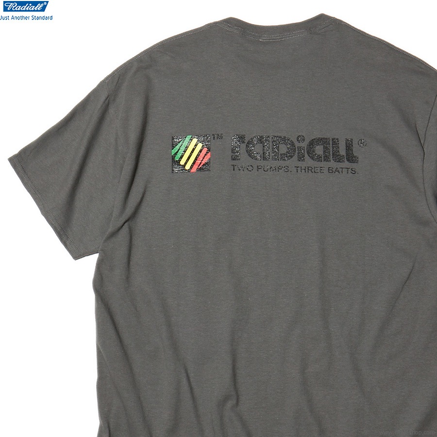 RADIALL DREAD COIL - CREW NECK T-SHIRT S/S (INK BLACK) [RAD-23SS-TEE001]