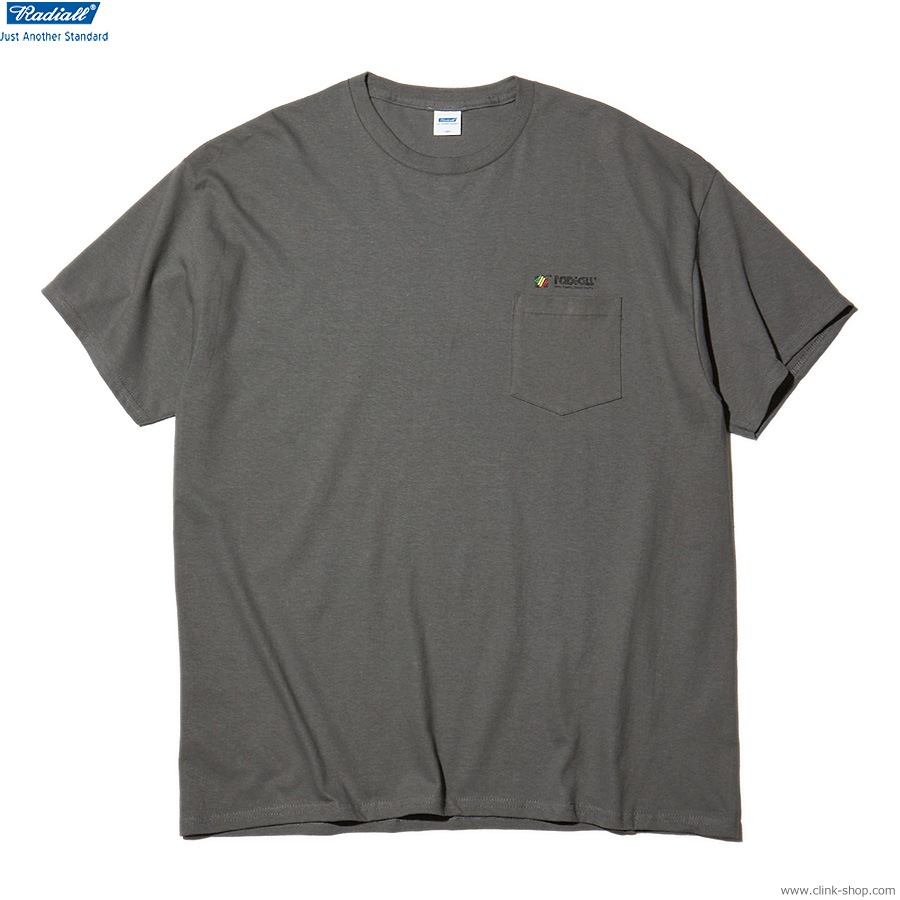 RADIALL DREAD COIL - CREW NECK T-SHIRT S/S (INK BLACK) [RAD-23SS-TEE001]