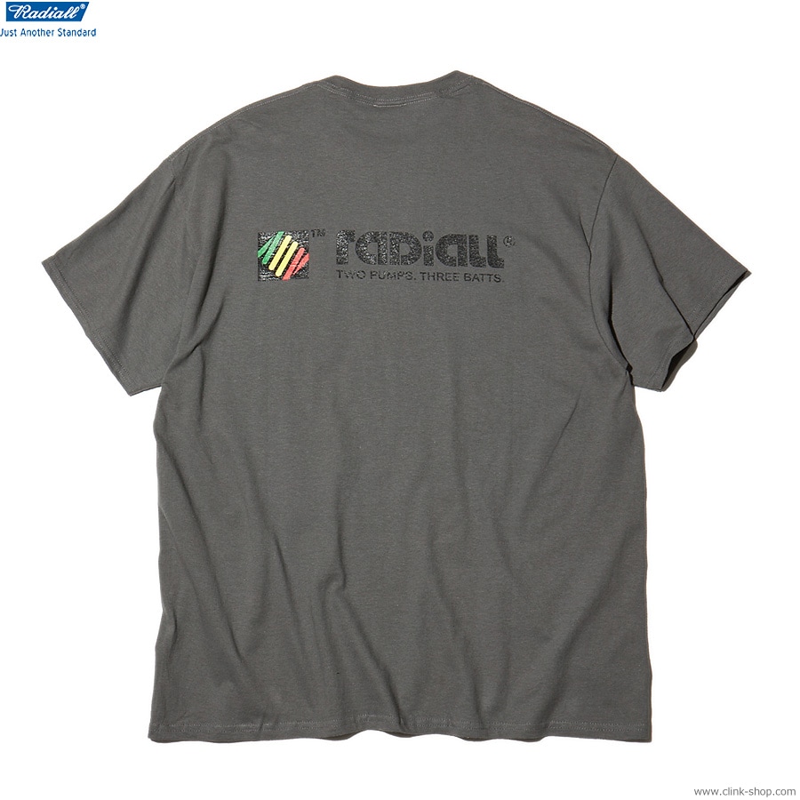 RADIALL DREAD COIL - CREW NECK T-SHIRT S/S (INK BLACK) [RAD-23SS-TEE001]