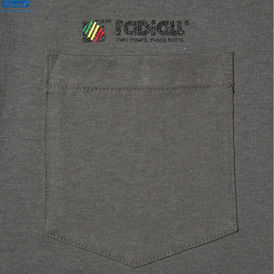 RADIALL DREAD COIL - CREW NECK T-SHIRT S/S (INK BLACK) [RAD-23SS-TEE001]