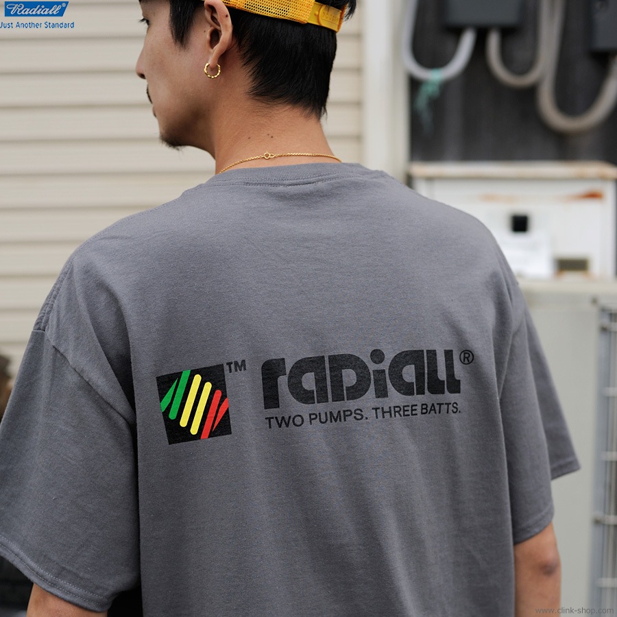 RADIALL DREAD COIL - CREW NECK T-SHIRT S/S (INK BLACK) [RAD-23SS-TEE001]