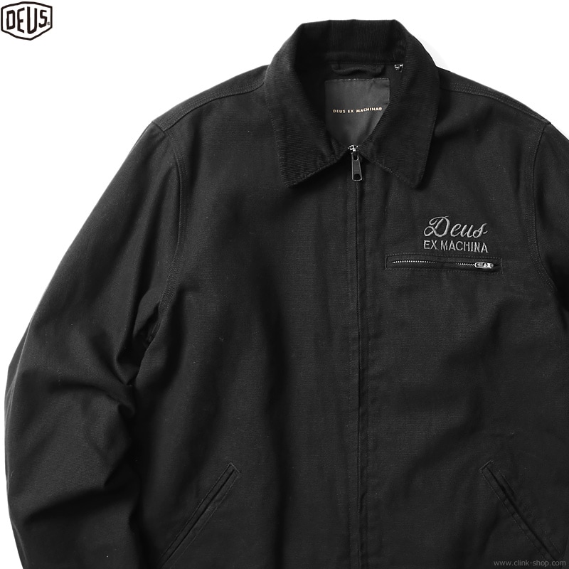 DEUS EX MACHINA ADDRESS WORKWEAR JACKET (BLACK)