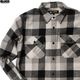 BLUCO BUFFALO CHECK FLANNEL SHIRT (BLACK) [155-11-048]