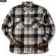 BLUCO BUFFALO CHECK FLANNEL SHIRT (BLACK) [155-11-048]