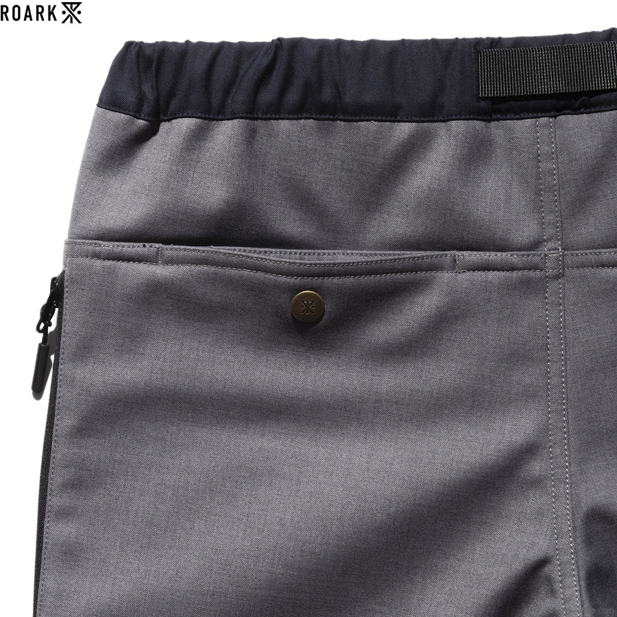 ROARK TRAVELPANT RAYON SAUGE w/FLEECE - NARROW (GREY)