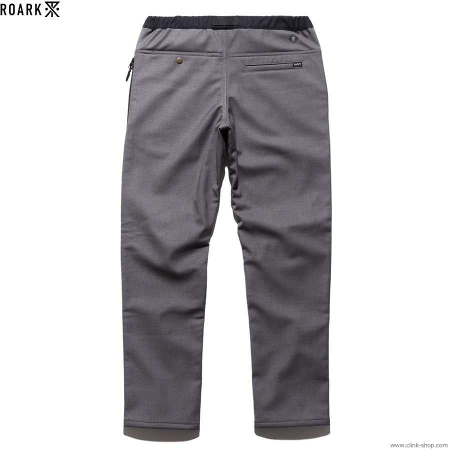 ROARK TRAVELPANT RAYON SAUGE w/FLEECE - NARROW (GREY)