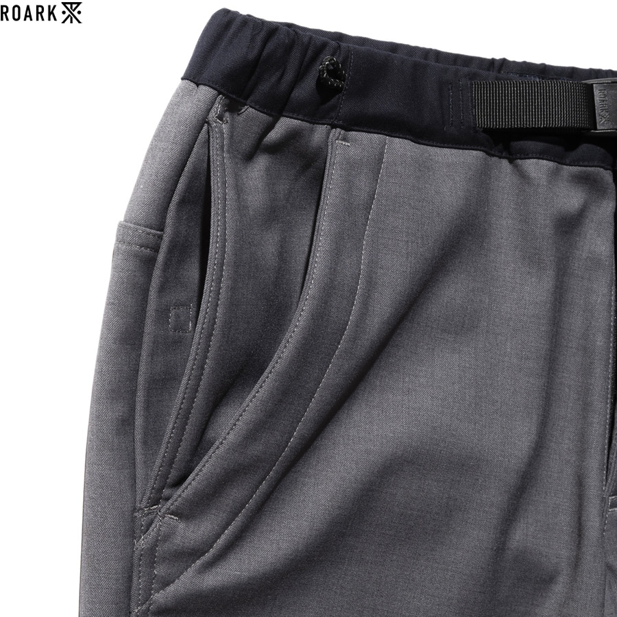ROARK TRAVELPANT RAYON SAUGE w/FLEECE - NARROW (GREY)