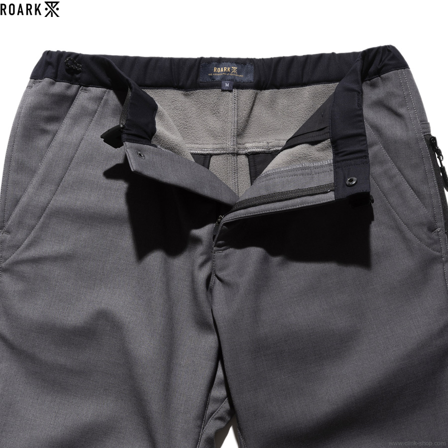 ROARK TRAVELPANT RAYON SAUGE w/FLEECE - NARROW (GREY)
