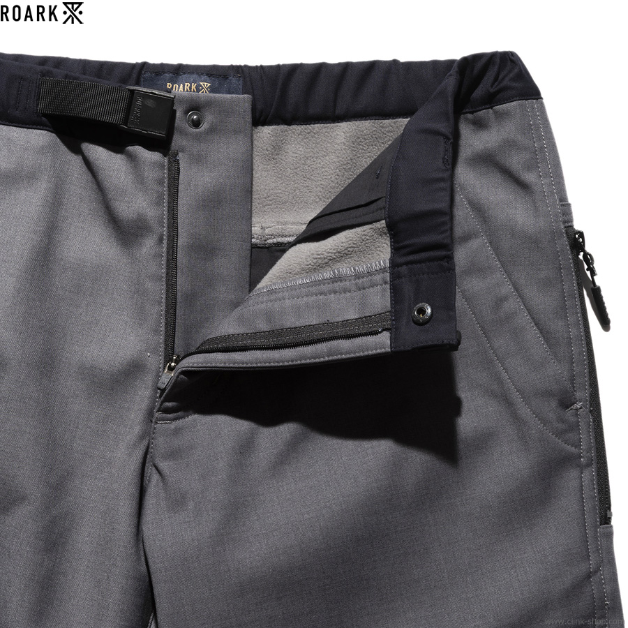 ROARK TRAVELPANT RAYON SAUGE w/FLEECE - NARROW (GREY)