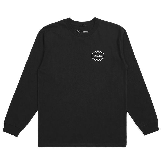 BRIXTON BELLFAST L/S STANDARD TEE (BLACK)