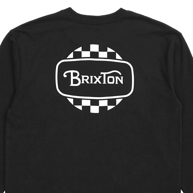 BRIXTON BELLFAST L/S STANDARD TEE (BLACK)