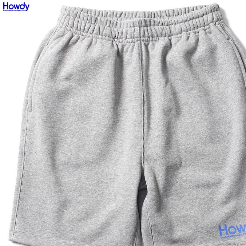 Howdy Mini Logo Shorts (GRAY) [HWD2001-SW01]