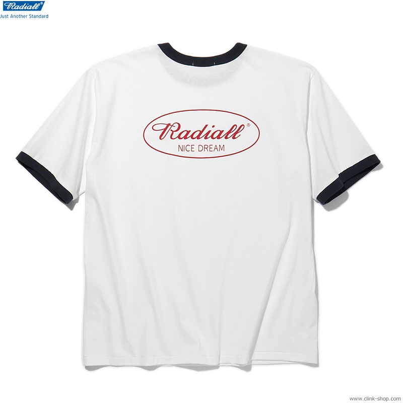 RADIALL OVAL - CREW NECK T-SHIRT S/S (WHITE)