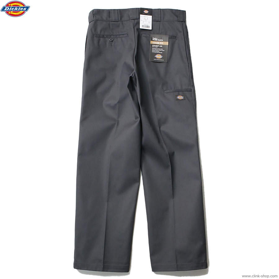 Dickies LOOSE FIT 85283 DOUBLE KNEE WORK PANTS (CHARCOAL)