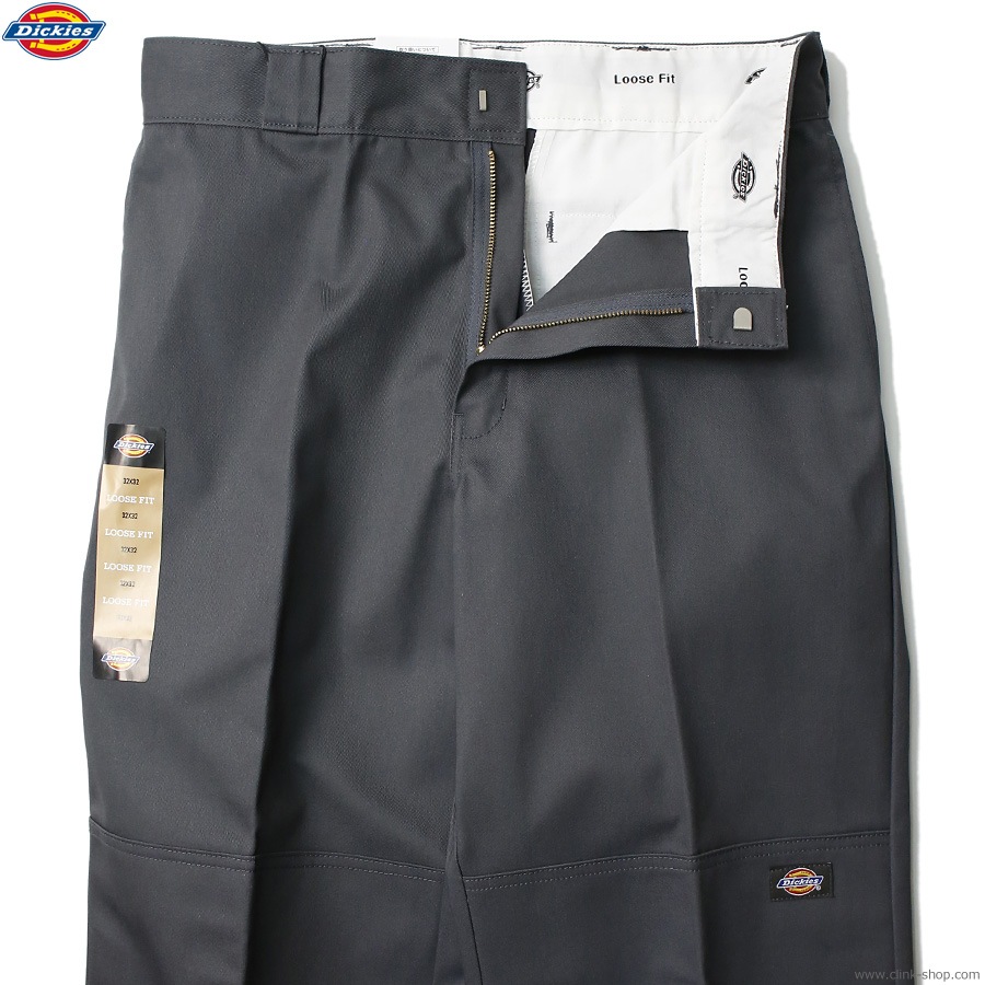 Dickies LOOSE FIT 85283 DOUBLE KNEE WORK PANTS (CHARCOAL)