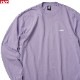 SALE 10OFF OBEY HEAVYWEIGHT TEE L/S "OBEY BOLD 3" (DIGITAL LAVENDER)