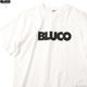 SALE 20��OFF BLUCO PRINT TEE -Logo- (WHITE-BLACK) [153-22-006]
