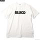 SALE 20��OFF BLUCO PRINT TEE -Logo- (WHITE-BLACK) [153-22-006]