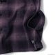 BLUCO OMBRE CHECK FLANNEL SHIRT (PURPLE) [155-11-047]