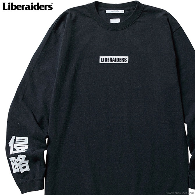 LIBERAIDERS LOGO L/S TEE (BLACK) #77501