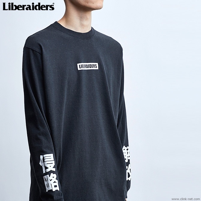 LIBERAIDERS LOGO L/S TEE (BLACK) #77501