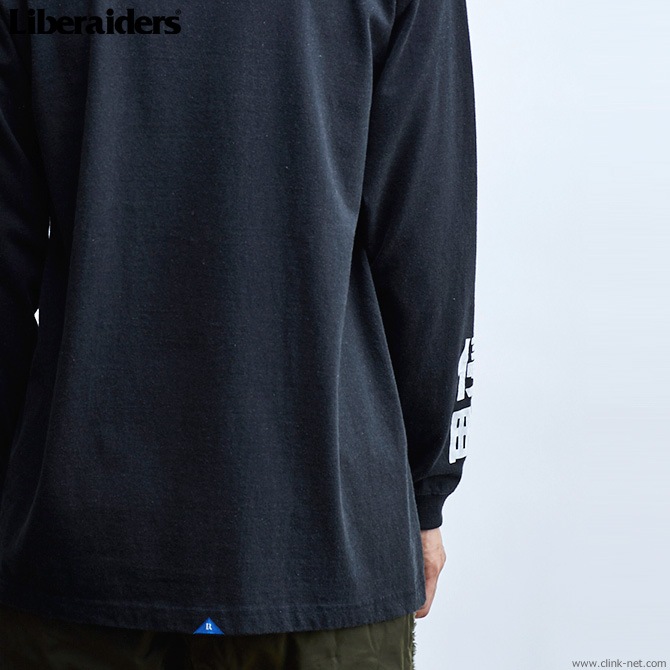 LIBERAIDERS LOGO L/S TEE (BLACK) #77501