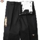 Dickies LOOSE FIT 85283 DOUBLE KNEE WORK PANTS (BLACK)