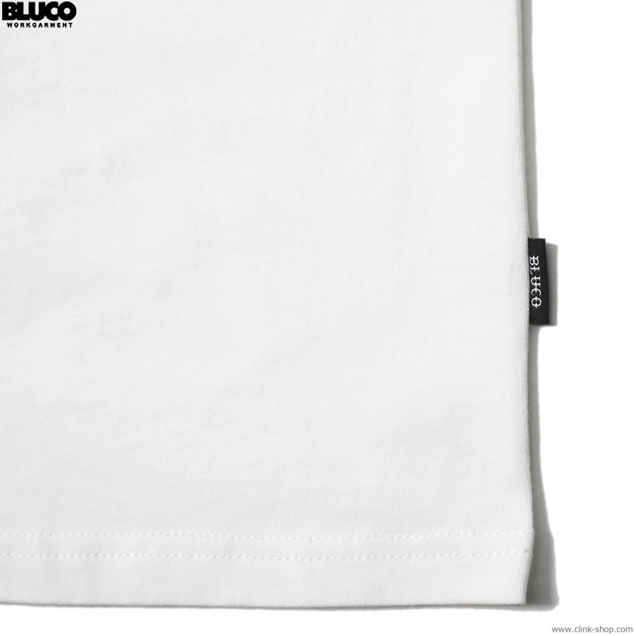 BLUCO PRINT L/S TEE - WCT - (WHITE-BLACK) [141-12-001]