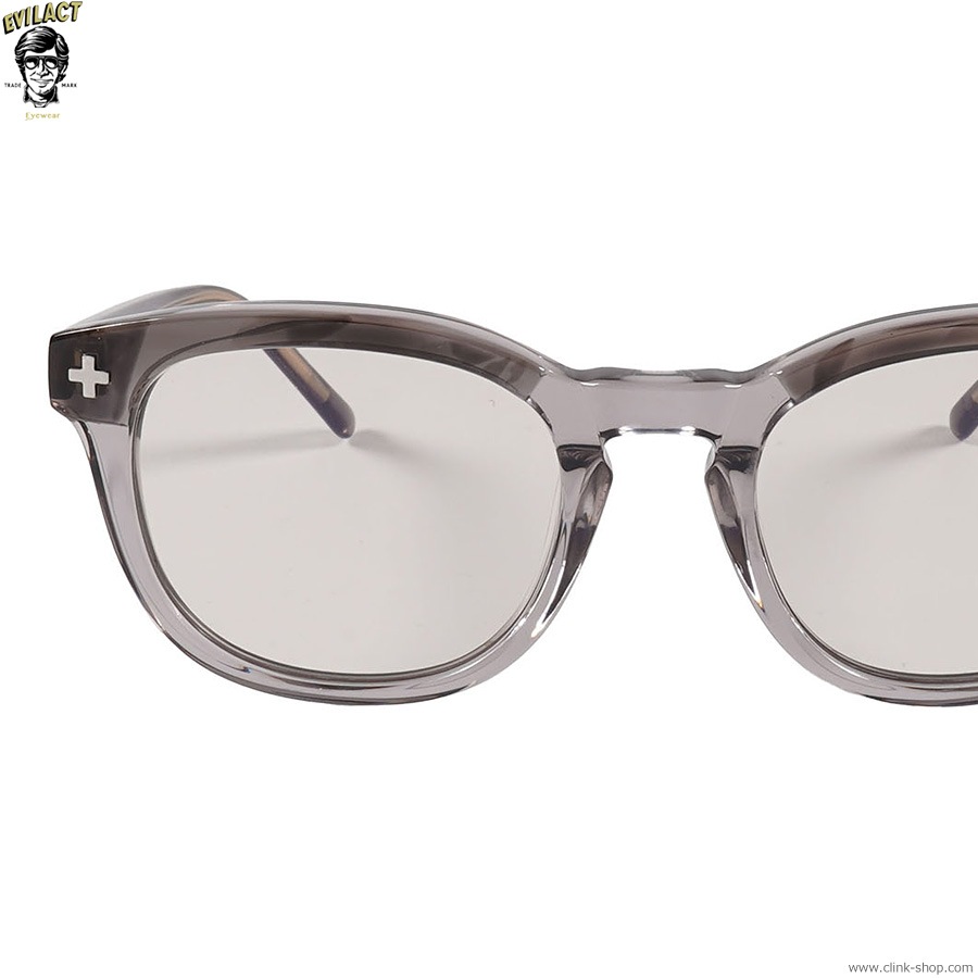 EVILACT EYEWEAR YALE II - GRAY DEMI��GRAY CLEAR/COLOR PHOTOCHROMIC BROWN LENS [EAE24-02-09]