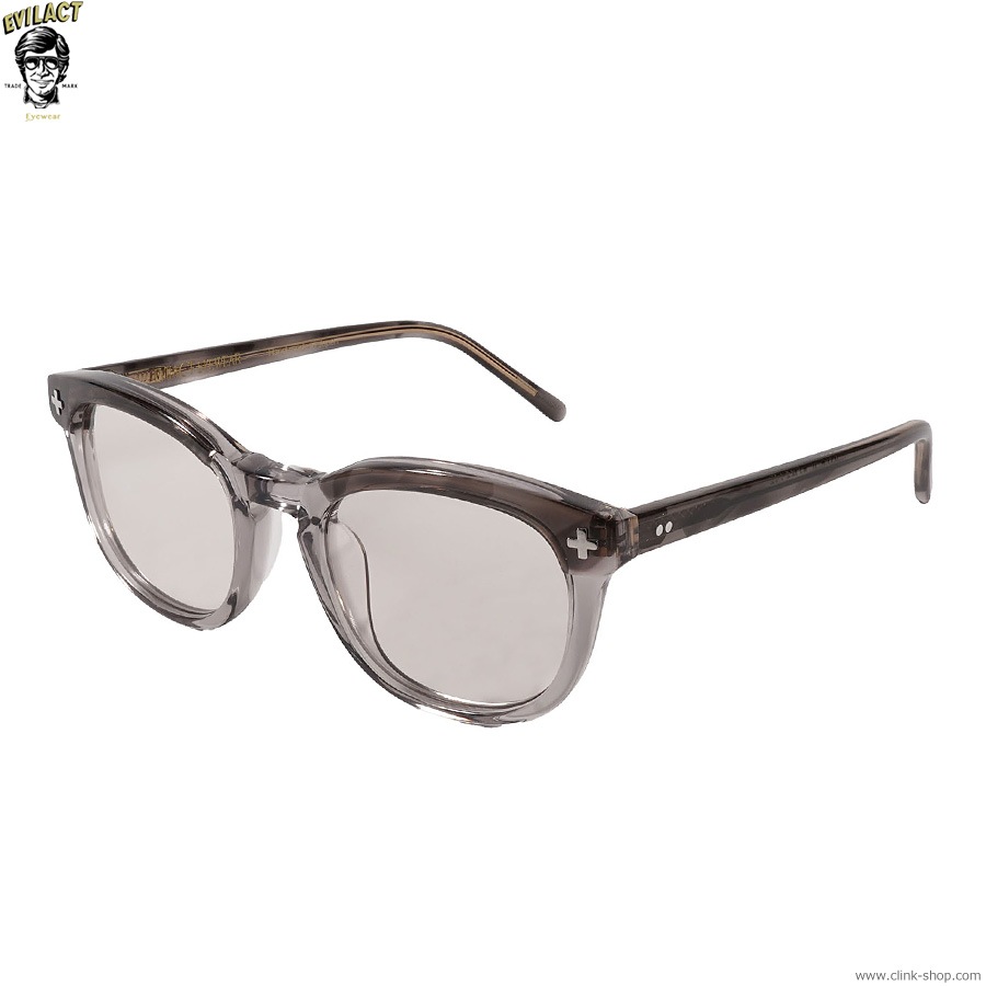 EVILACT EYEWEAR YALE II - GRAY DEMI��GRAY CLEAR/COLOR PHOTOCHROMIC BROWN LENS [EAE24-02-09]