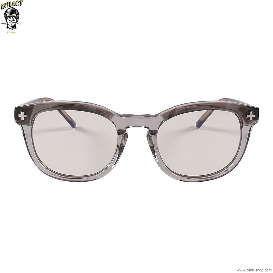 EVILACT EYEWEAR YALE II - GRAY DEMI��GRAY CLEAR/COLOR PHOTOCHROMIC BROWN LENS [EAE24-02-09]