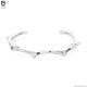 GARNI CUTTING THORN BANGLE - SILVER [GB19013]